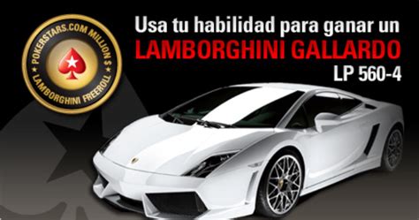 Lamborghini pokerstars vencedor